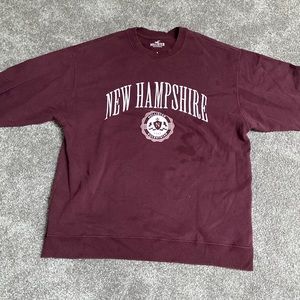 Oversized Hollister Crewneck